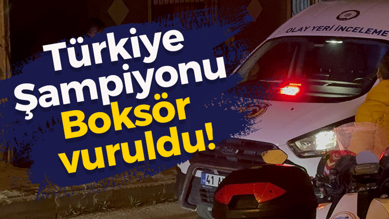 Türkiye Şampiyonu Boksör vuruldu!