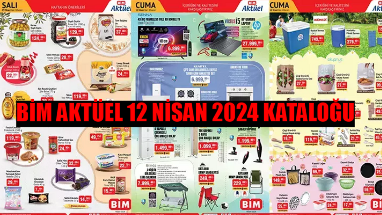 BİM AKTÜEL 12 NİSAN 2024 KATALOĞU SATIŞA ÇIKTI: BİM Kumtel Ankastre Set 6999 TL Fiyat Kaçmaz! BİM Katalog Bu Hafta Cuma 3D Yazıcı 20.999 TL! Bitmeden Yakalayın