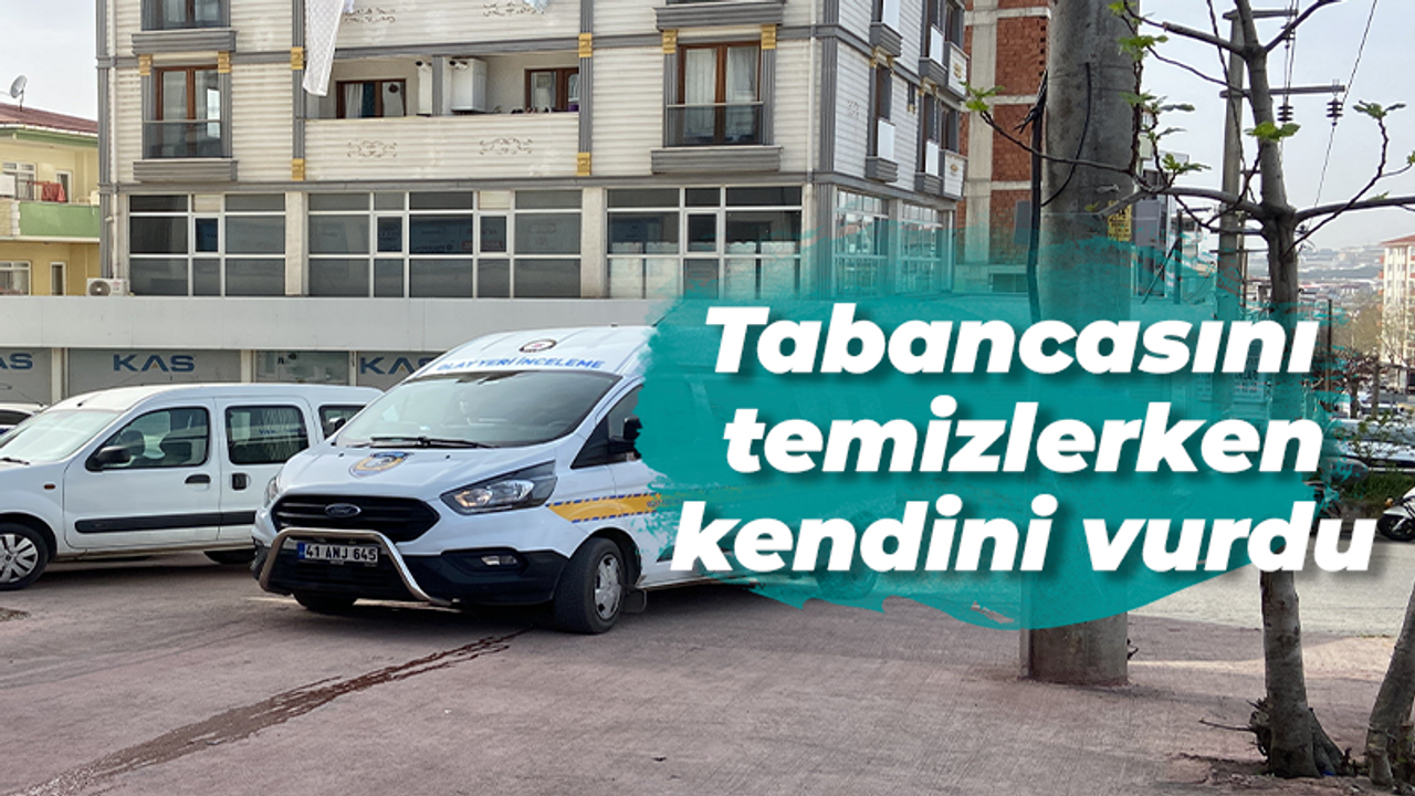 Tabancasını temizlerken kendini vurdu