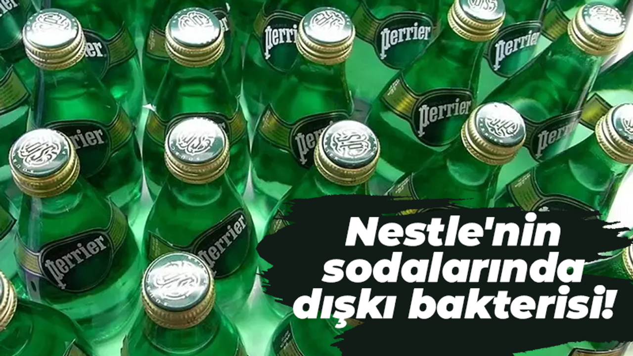 Nestle'nin sodalarında dışkı bakterisi!