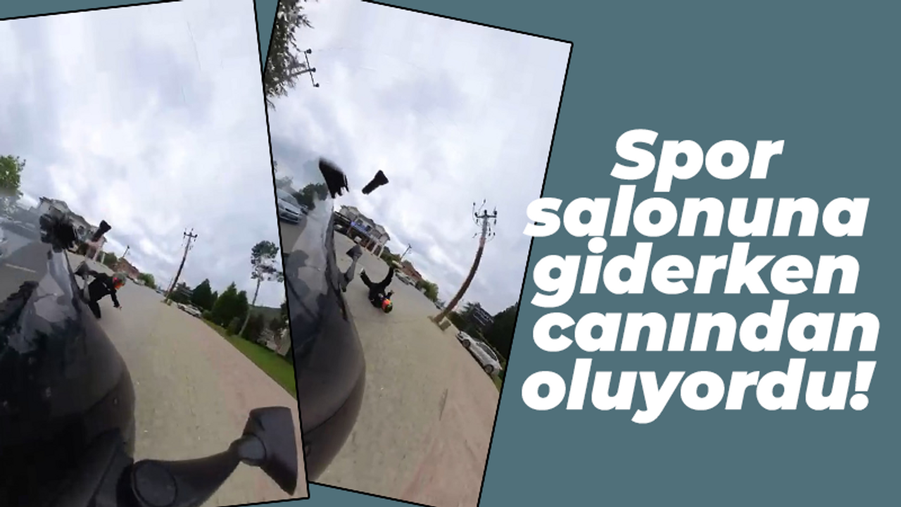 Spor salonuna giderken canından oluyordu!