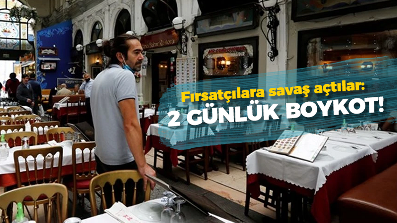 Kafe ve restoranlara isyan: Fahiş fiyata boykot başlıyor