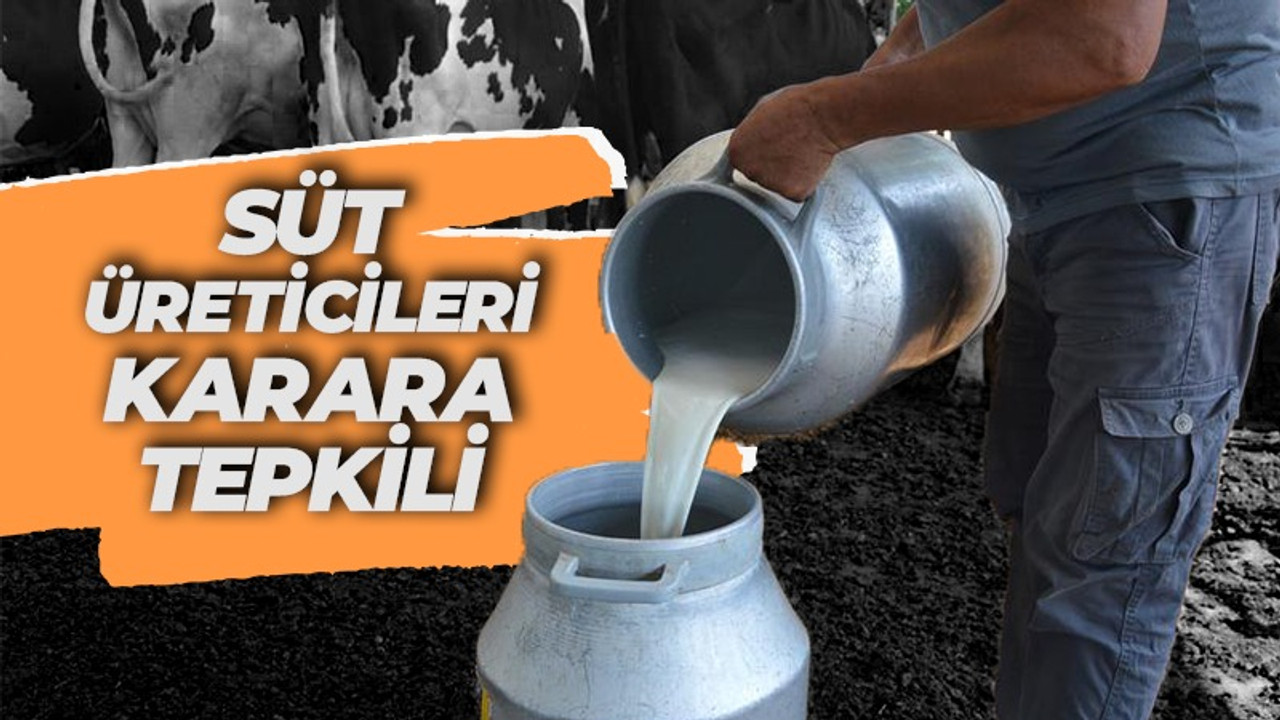 Süt üreticileri zam oranlarını yetersiz buldu