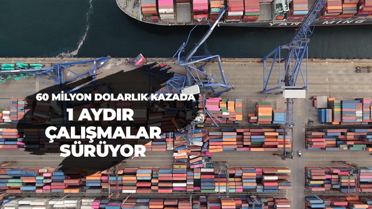 60 Milyon dolarlık kazada 1 aydır çalışmalar sürüyor