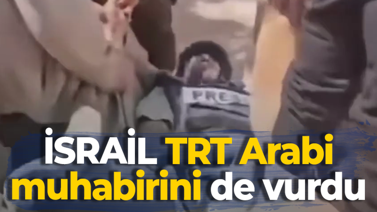 İsrail TRT Arabi muhabirini de vurdu