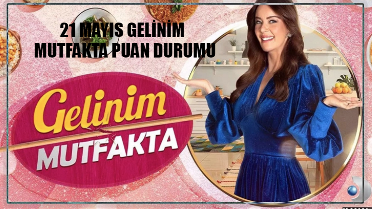 21 MAYIS GELİNİM MUTFAKTA ÇEYREĞİ KİM ALDI? Kanal D Gelinim Mutfakta Bugün Kim 1. Oldu? 21 Mayıs Gelinim Mutfakta Puan Durumu