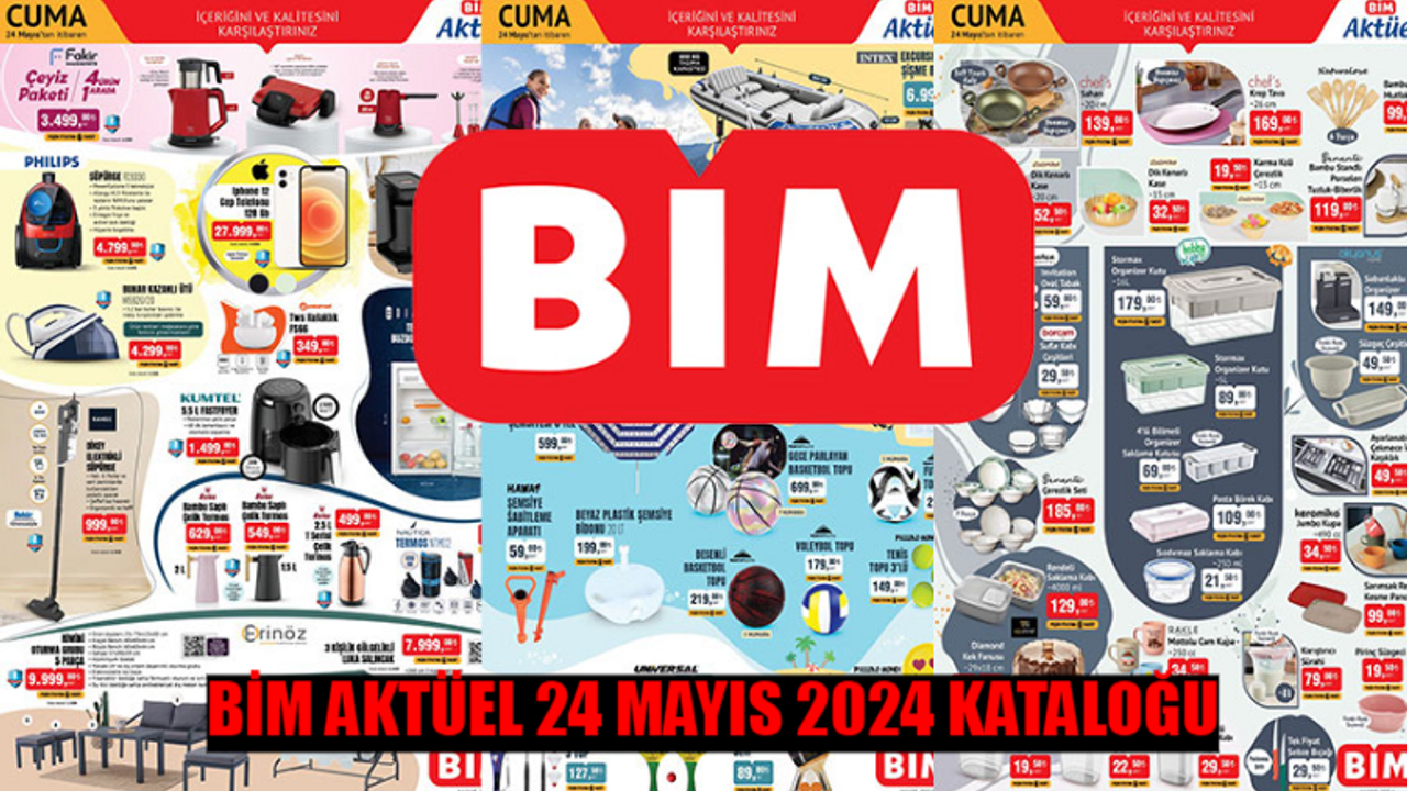 BİM AKTÜEL 24 MAYIS 2024 KATALOĞU SATIŞA ÇIKTI: Bu Hafta Cuma BİM iPhone 12 128 GB 27,999 TL Kaçmaz Fiyatla Geldi! 24 Mayıs BİM Kataloğu Şezlong, Havuz, Deniz Botu Uygun Fiyat