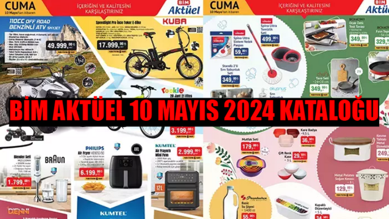 BİM AKTÜEL 10 MAYIS 2024 KATALOĞU YAYINDA: 10 Mayıs BİM Cuma İndirimleri Kaçmaz! BİM Aktüel Bu Hafta Cuma Off Road ATV Uygun Fiyatla Satışta