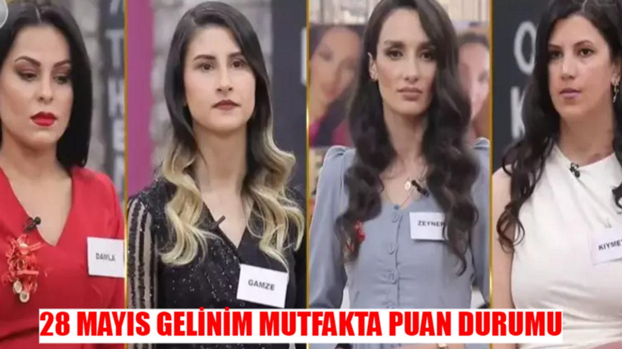 28 MAYIS GELİNİM MUTFAKTA PUAN DURUMU 2024 SALI BELLİ OLDU! Kanal D Canlı Gelinim Mutfakta Çeyreği Kim Aldı? Gelinim Mutfakta 28 Mayıs Birincisi