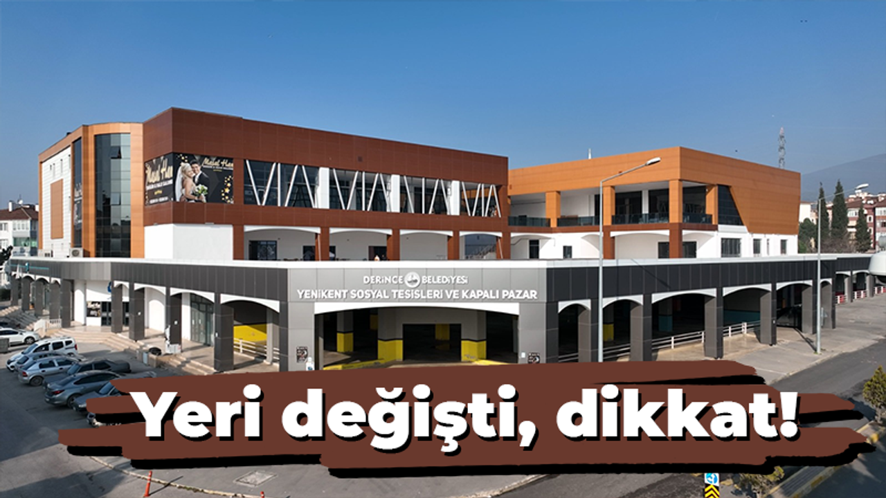 Derince Evlendirme Memurluğu’nun yeri değişti