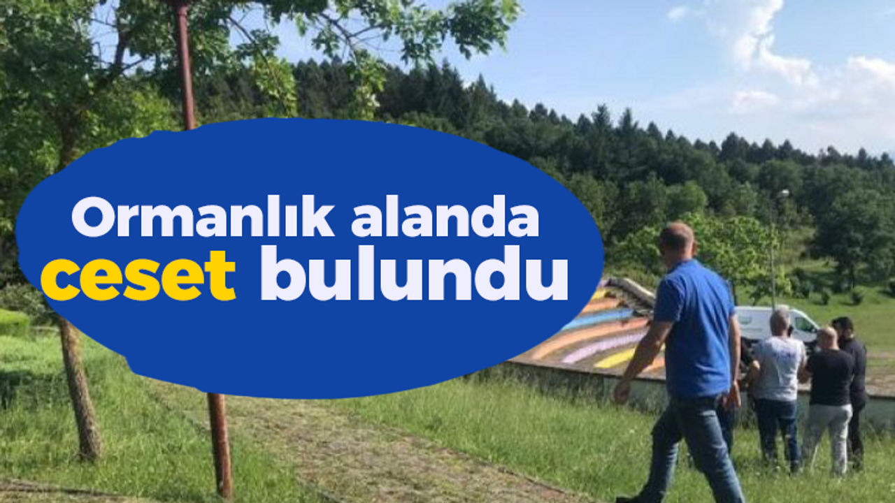 Ormanlık alanda ceset bulundu