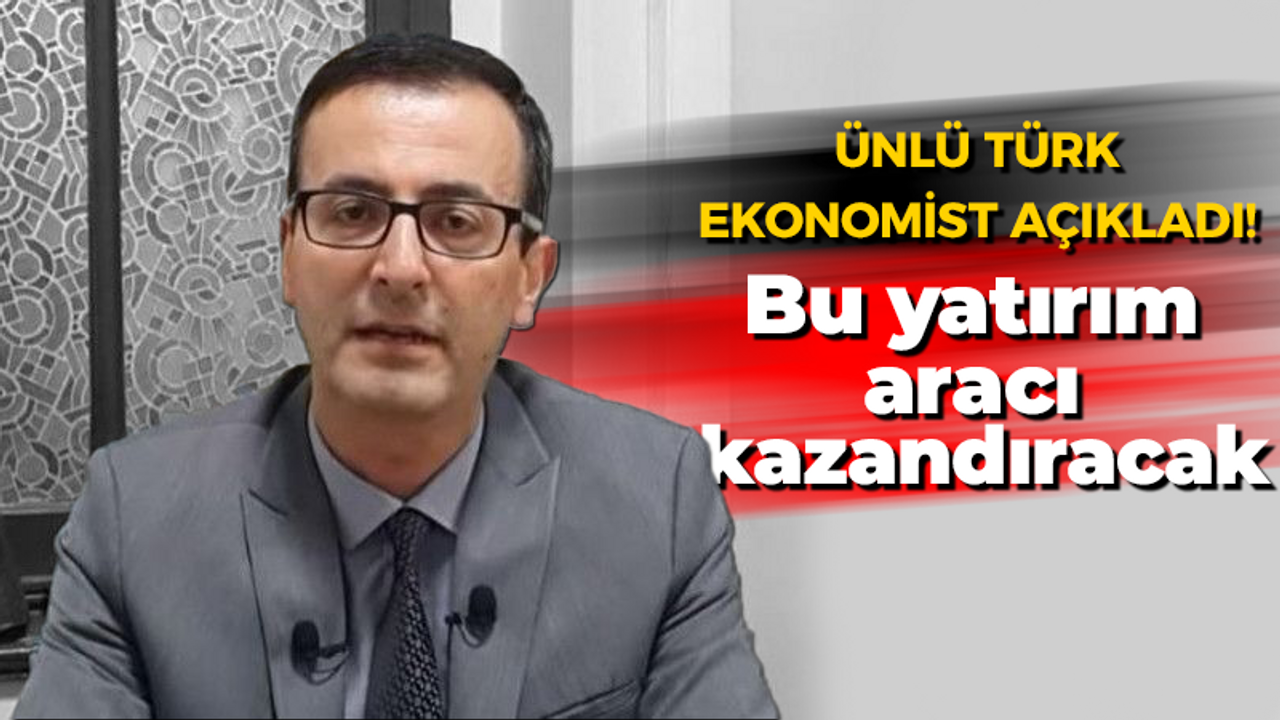 Ünlü Türk ekonomist açıkladı! Büyük kazançlar getirecek