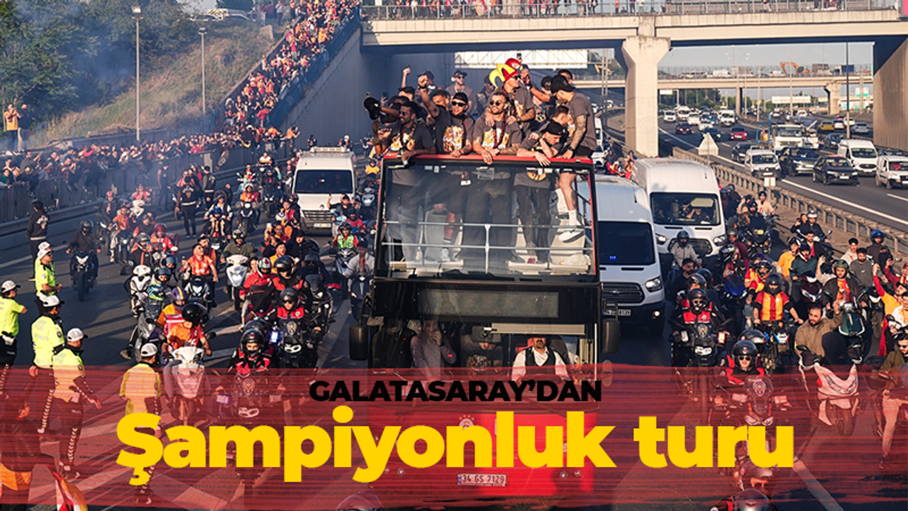 Galatasaray'dan İstanbul'da şampiyonluk turu