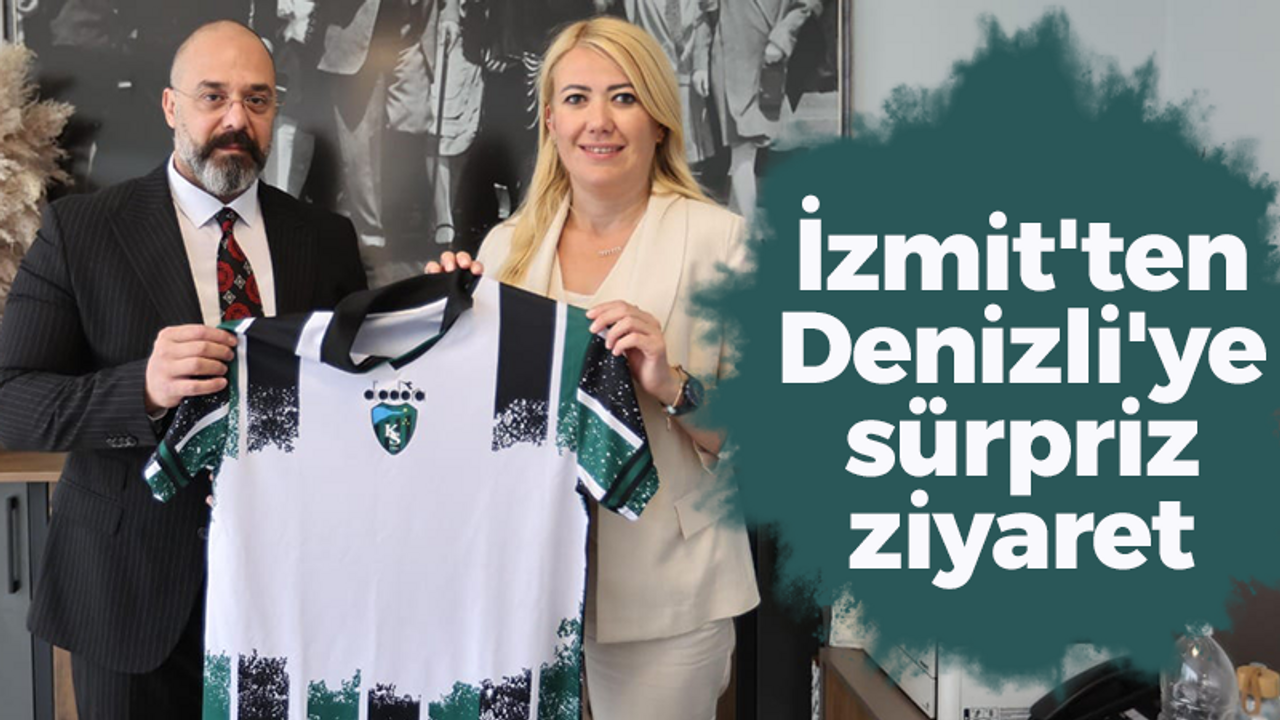 İzmit Belediyesi'nden Denizli Merkezefendi'ye sürpriz ziyaret!