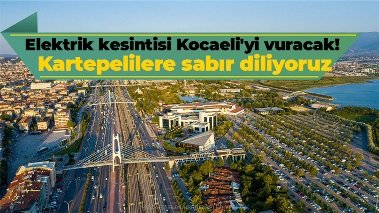 Elektrik kesintisi Kocaeli'yi vuracak! SEDAŞ saatleri duyurdu