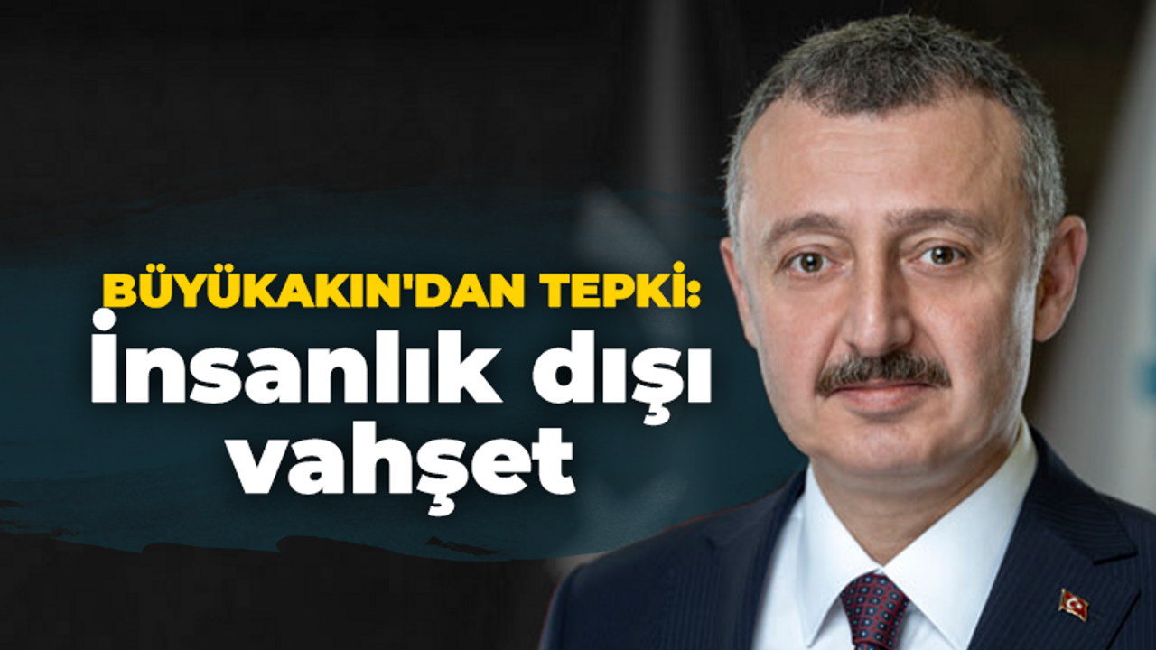 Tahir Büyükakın sessiz kalmadı: İnsanlık dışı vahşet