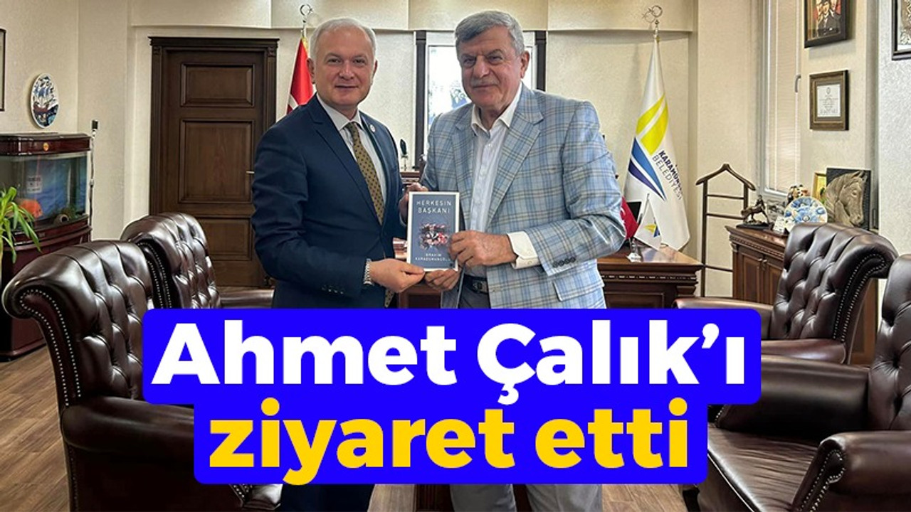 İbrahim Karaosmanoğlu Ahmet Çalık’ı ziyaret etti