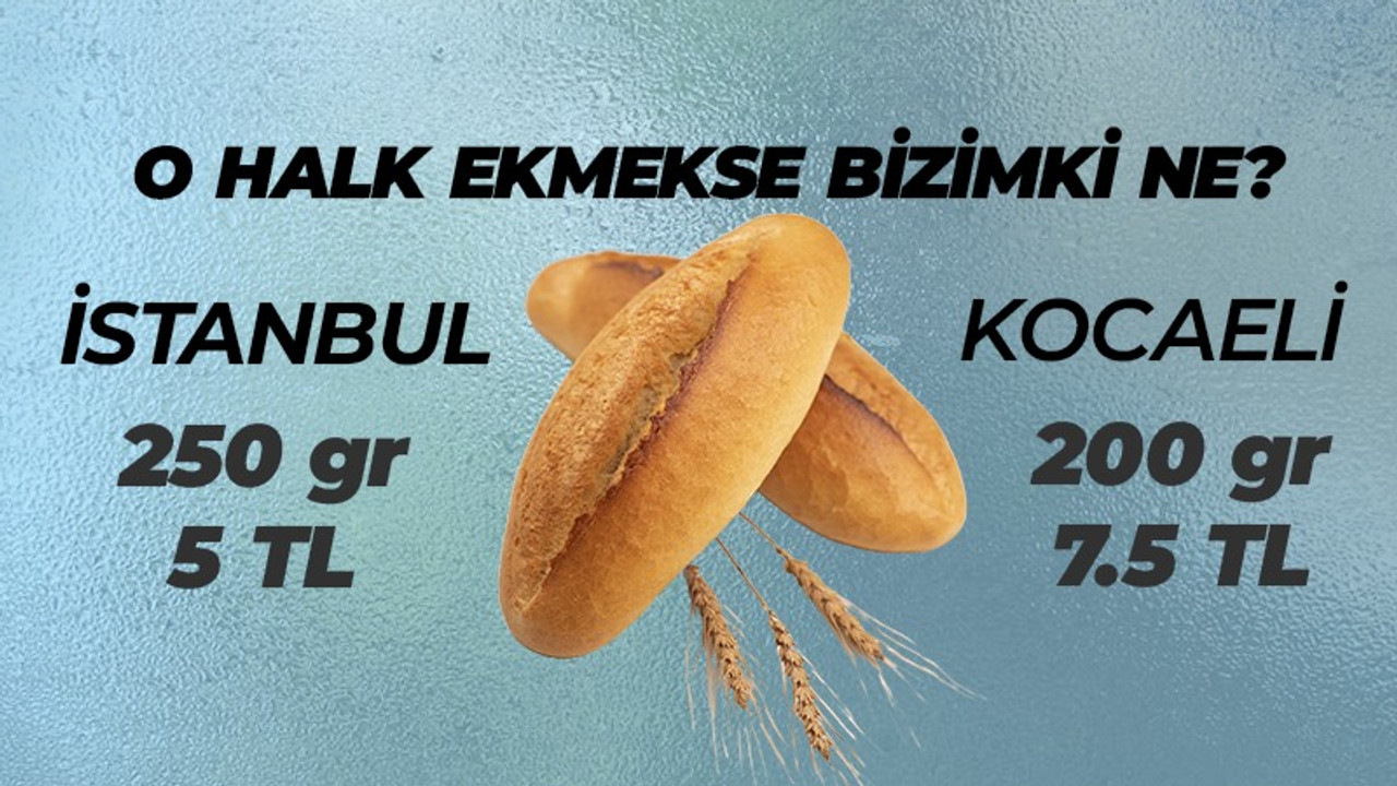 Kocaeli’de halk ekmek daha pahalı!