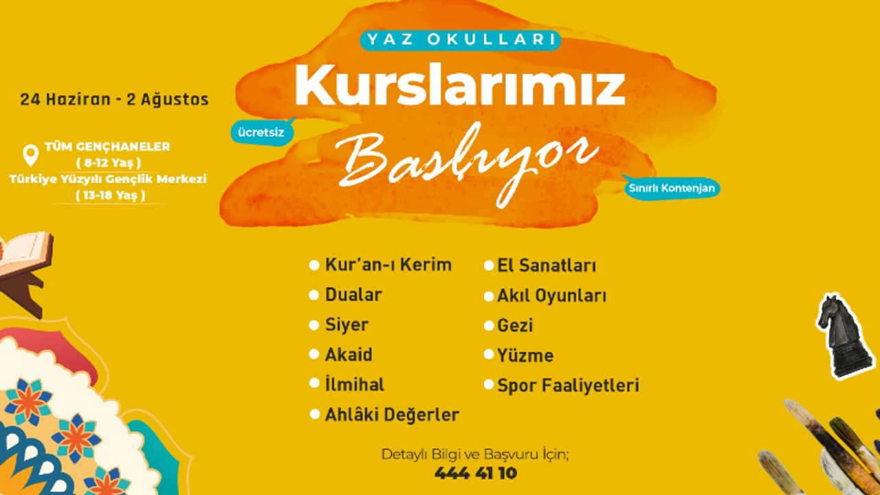 Başiskeleli gençlerin en güzel imtihanları başlıyor!