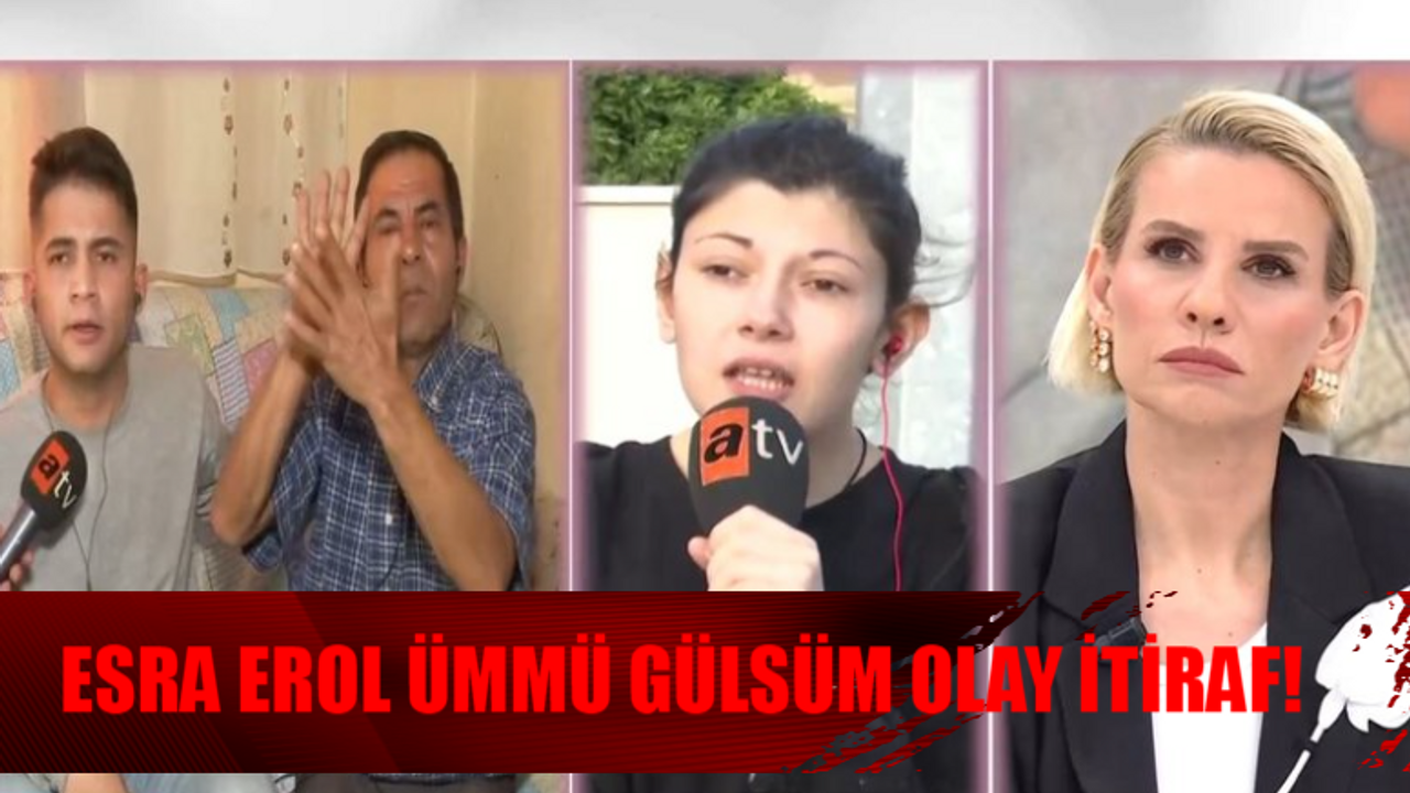 ESRA EROL ÜMMÜ GÜLSÜM OLAYI AĞIZLARI AÇIK BIRAKTI! Esra Erol'da Canlı Yayın Ümmü Gülsüm Bulundu Olay İtiraf: "Kocam, Kayınpederim ve Ben Birlikte Yattık..."