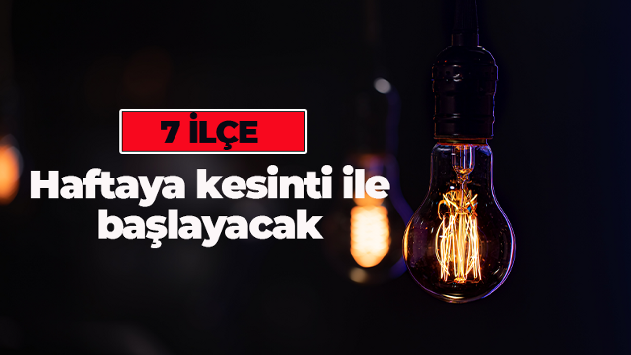 Kocaeli haftaya kesinti ile başlayacak! 7 ilçede yok