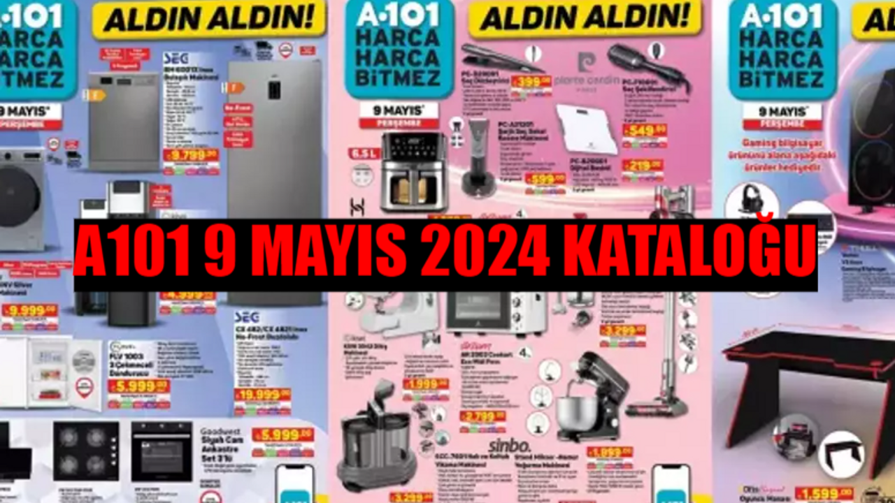 9 MAYIS A101 AKTÜEL ÜRÜNLER KATALOĞU 2024 ÇIKTI: A101 Bu Hafta Perşembe Ankastre Set 5999 TL Kaçmaz Fiyat! A101 Aktüel 9 Mayıs Şarjlı Saç Sakal Kesme Makinesi 599 TL