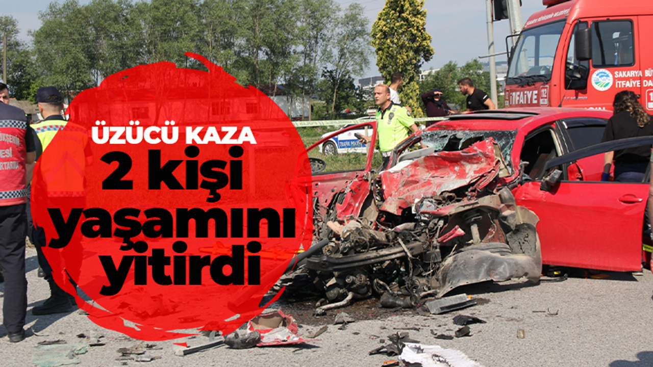 Sakarya'da üzücü kaza! 2 kişi yaşamını yitirdi