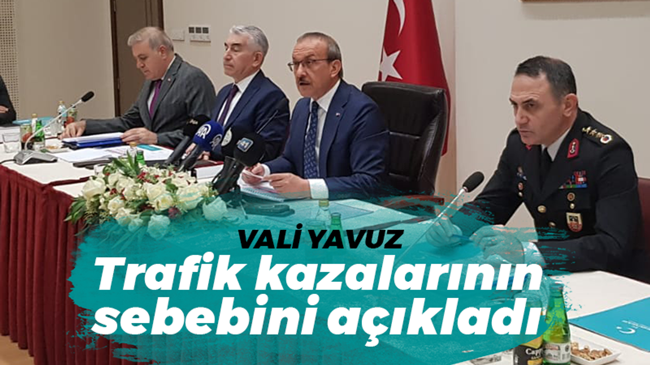 Kocaeli Valisi Seddar Yavuz trafik kazalarının sebebini açıkladı! İşte Kocaeli'de yaşanan kazaların sebebi...