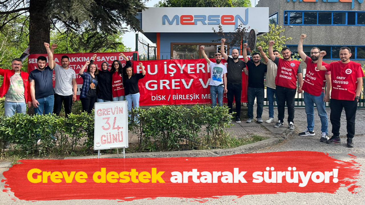 Kocaeli'deki fabrikada grev sürüyor! Greve destek artarak sürüyor