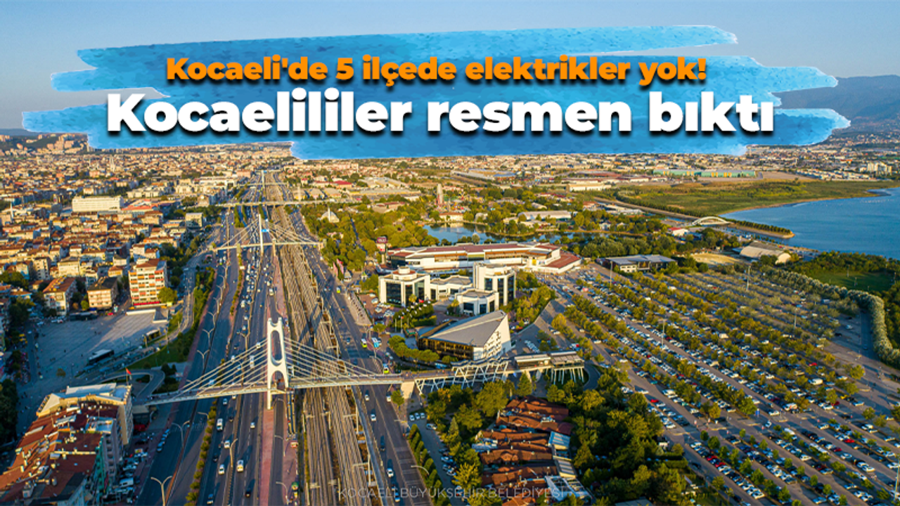 Kocaeli'de değişen bir şey yok! 6 ilçede elektrik kesintileri devam (21 Mayıs Kocaeli)