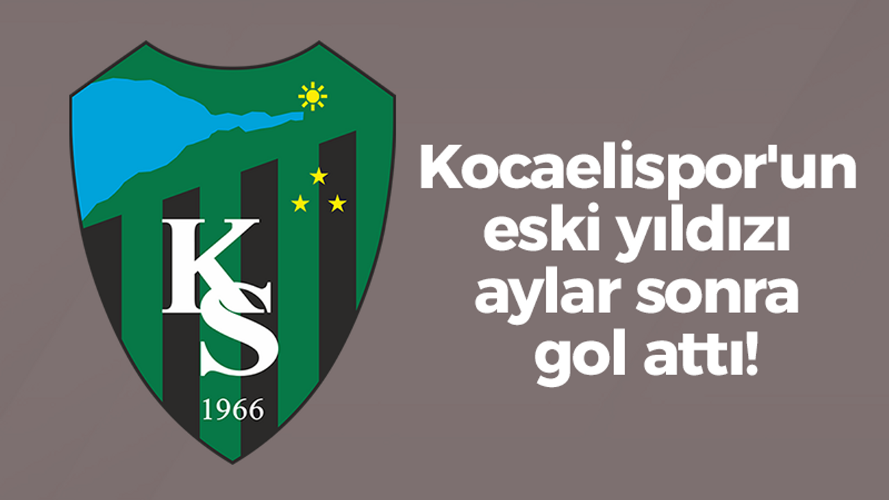 Kocaelispor'un eski yıldızı aylar sonra ilk golünü attı! Japonya'da aylarca kayıptı