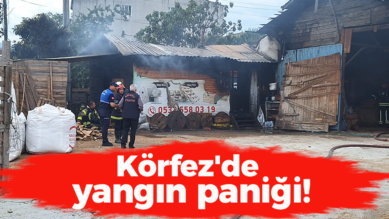 Körfez'de yangın paniği!