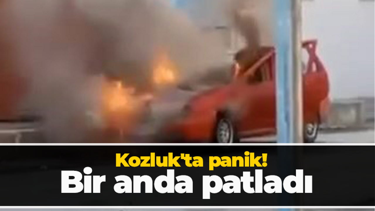 Kozluk'ta panik! Bir anda patladı