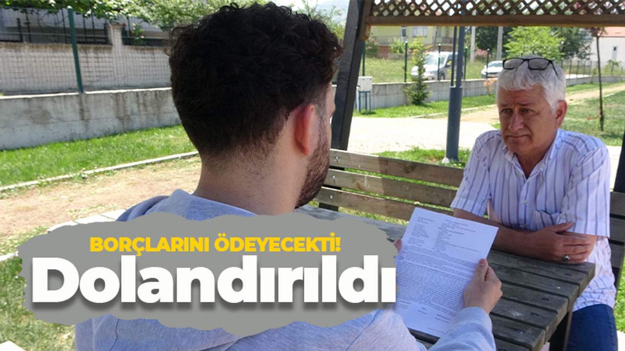 Kredi borcunu ödeyecekti, dolandırıldı