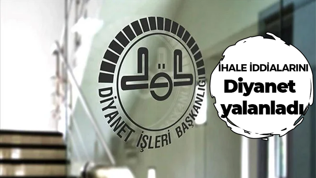 Yemek ihalesi iddialarını diyanet yalanladı