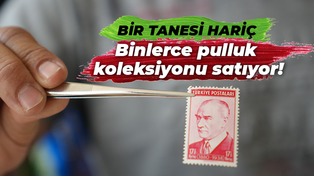 Kocaeli'de 9 yıldır pul biriktiriyor! 200 bin pulu aştı