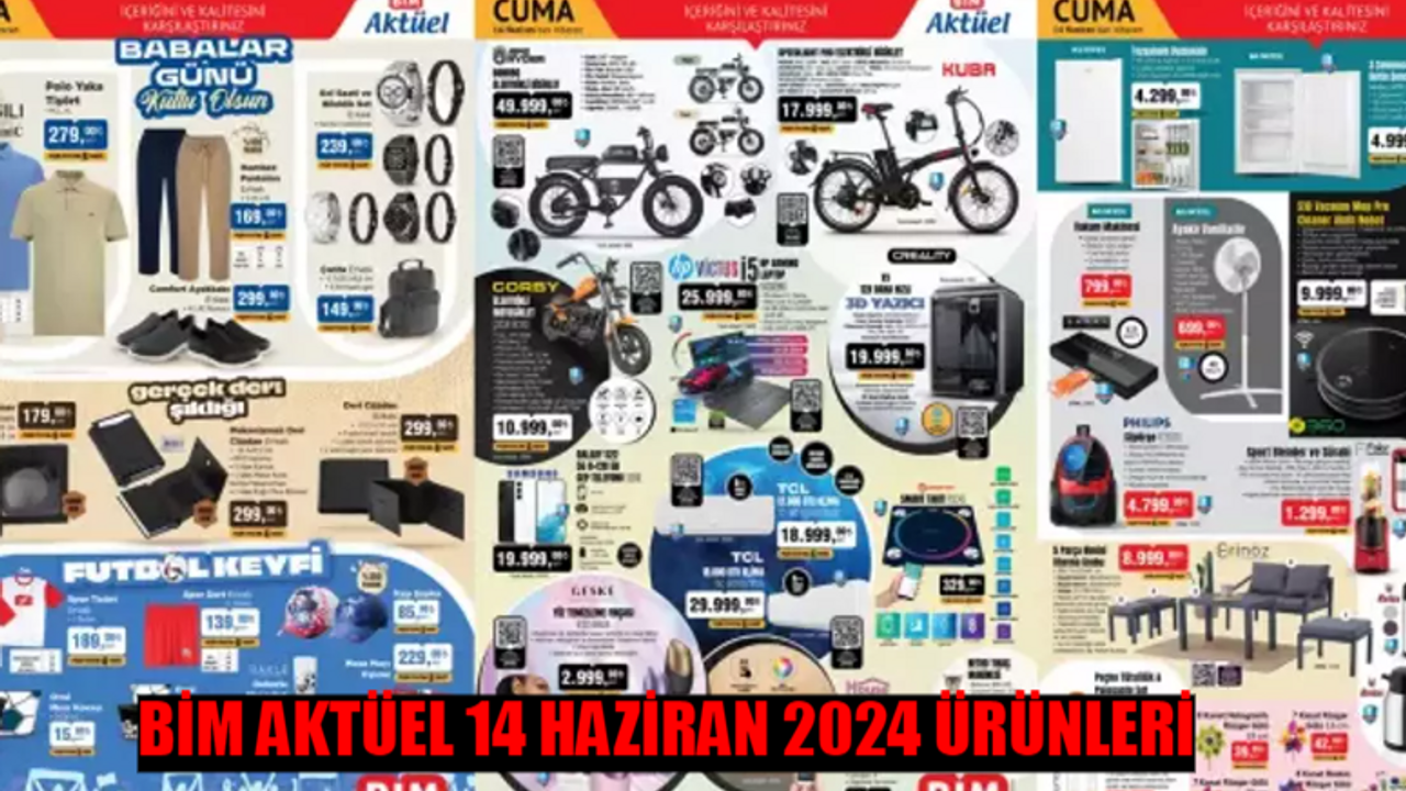 BİM AKTÜEL 14 HAZİRAN 2024 ÜRÜNLERİ SATIŞTA: BİM katalog Bu Hafta Cuma Kumtel Vantilatör 699 TL Kaçmaz Fiyat! 14 Haziran BİM Aktüel Elektrikli Bisiklet, Klima, Laptop, Derin Dondurucu Var