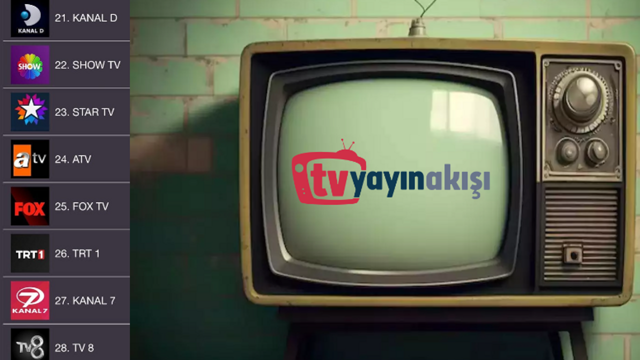 TV yayın akışı 23 Haziran 2024 Pazar! Bugün kanallarda ne var? Show TV, TV8, Kanal D, Star TV, NOW, ATV, TRT 1 yayın akışı…