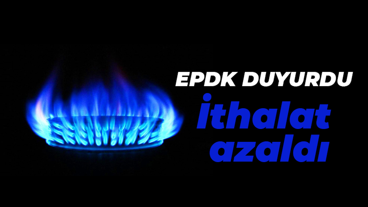 EPDK duyurdu: İthalat azaldı!