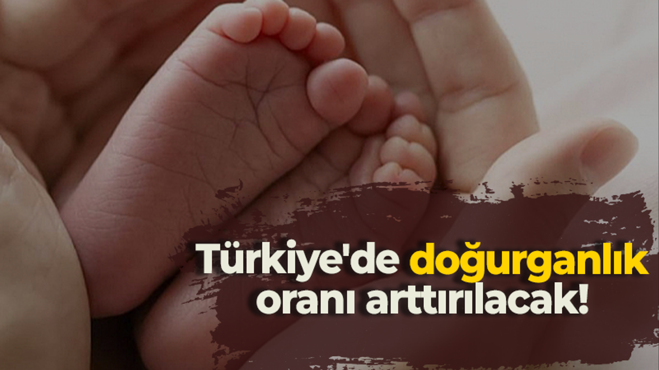 Türkiye'de doğurganlık oranı arttırılacak!