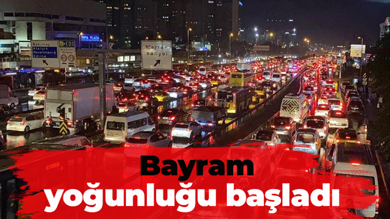 Bayram yoğunluğu başladı