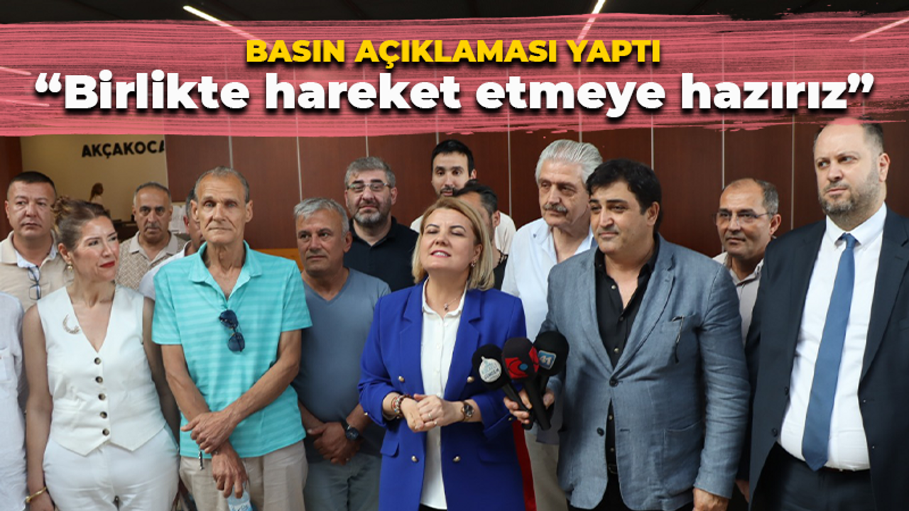 Esnaflar ile basın açıklaması yaptı! “Birlikte hareket etmeye hazırız”