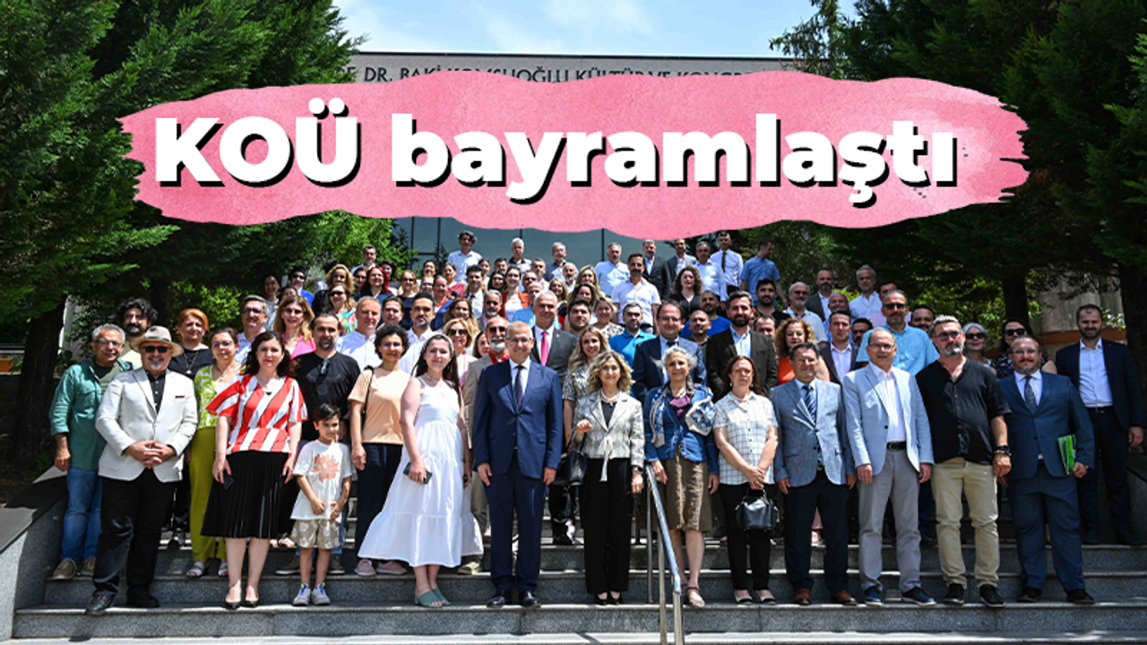 KOÜ bayramlaştı