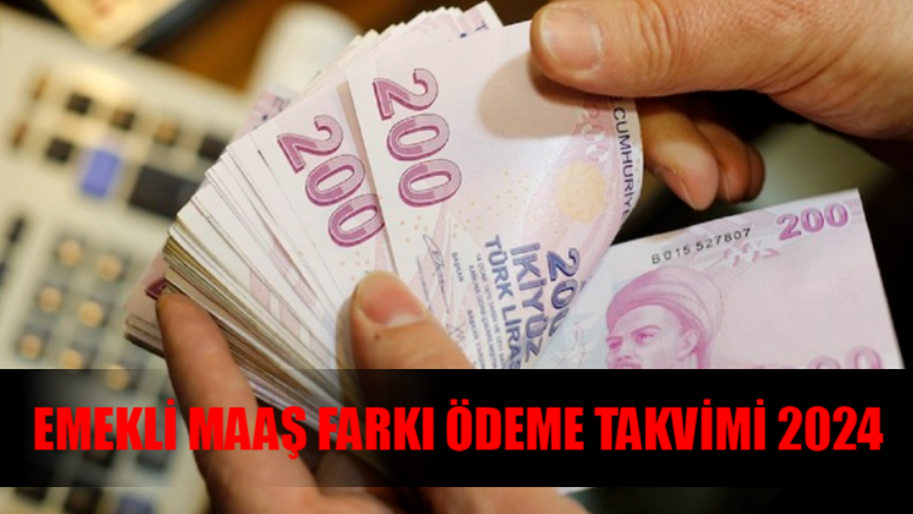 4A, 4B, 4C EMEKLİ MAAŞ FARKI ÖDEME TAKVİMİ 2024: SSK - Bağkur - Emekli Sandığı Temmuz Ayı Emekli Maaş Farkı Ne Zaman Yatacak?