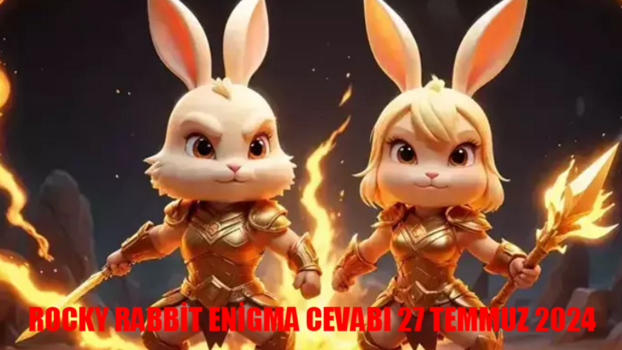 ROCKY RABBİT ENİGMA BULMACA ÇÖZÜMÜ 27 TEMMUZ 2024: Rocky Rabbit Superset Şifresi! 27 Temmuz Rocky Rabbit Combo