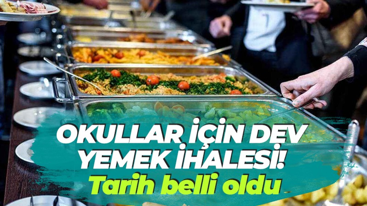 Kocaeli’deki okullar için dev yemek ihalesi! Tarih belli oldu