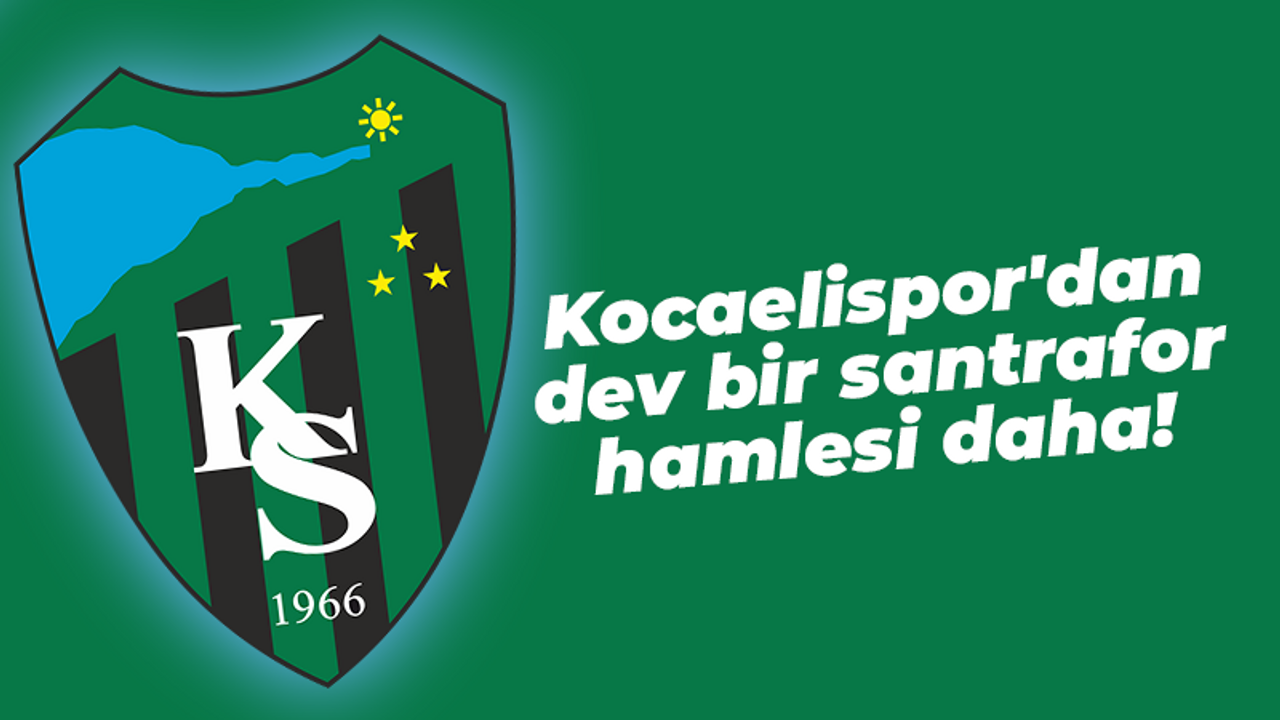 Kocaelispor'dan dev bir santrafor hamlesi daha!
