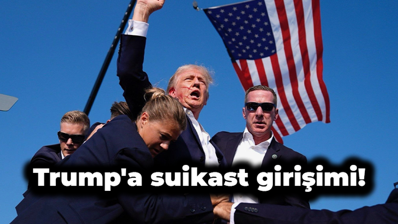 Trump'a suikast girişimi: Kulağından kan geldiği görüldü