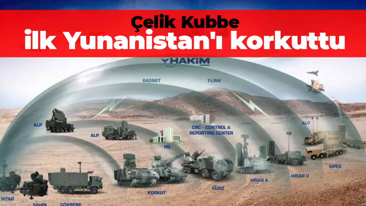 Çelik Kubbe Yunanistan'ı korkuttu! Tartışmaya başladılar