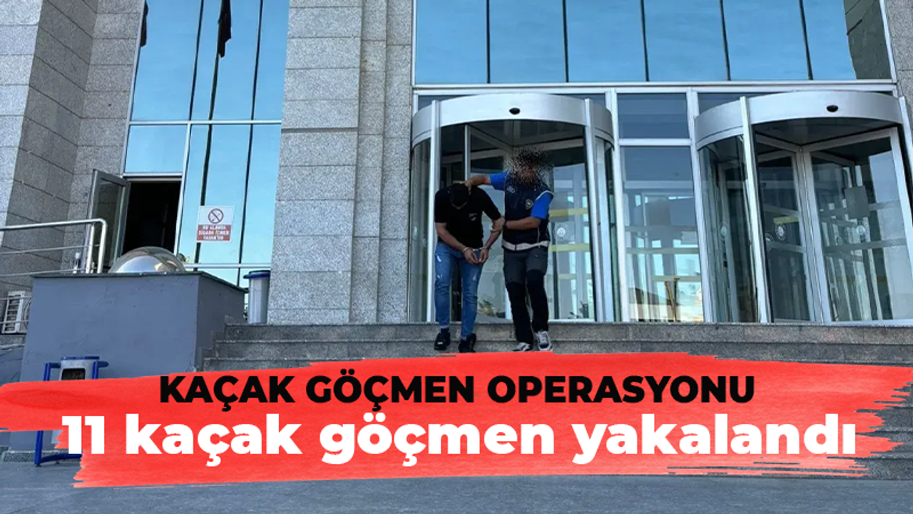 Gebze'de kaçak göçmen operasyonu! 1 tutuklama